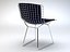 Bertoia Side and Bertoia bar chair