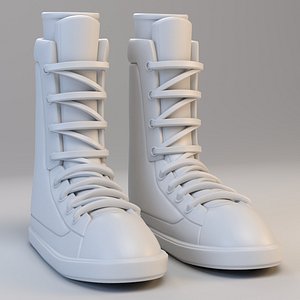 3D model cartoon boots