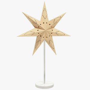 Standing Christmas Paper Star V3