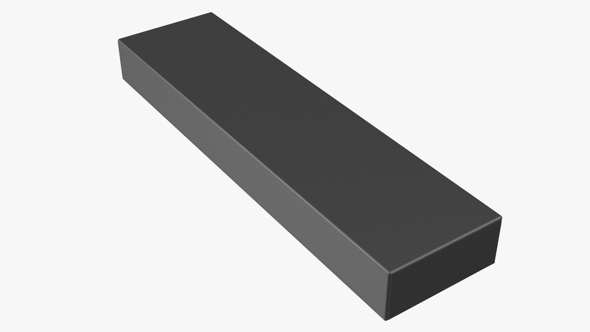 Narrow Long Box 3D model preview