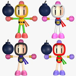 3D Bomberman Smashified Collection 8K model
