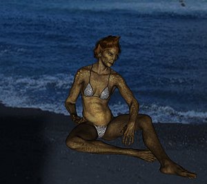 3d model sea creature