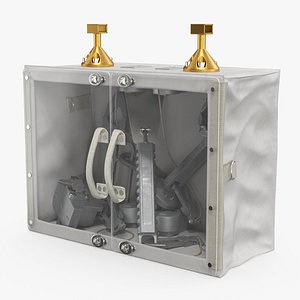 NASA Crew Lock Equipment Transport Bag Grey 3D