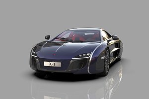 3D McLaren X-1 Concept 2012 HQinterior