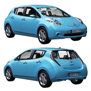 NISSAN LEAF 2011 3D model