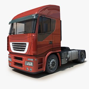 Generic Semi Truck - Low Poly model