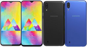 Samsung Galaxy M10 Black & Blue