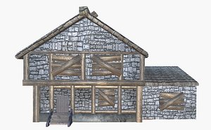 Boarded up Medieval House with addon