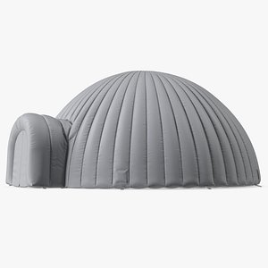 Inflatable Dome Tent Grey