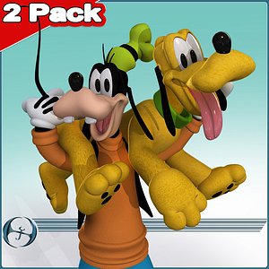 2 Pack: Goofy & Pluto