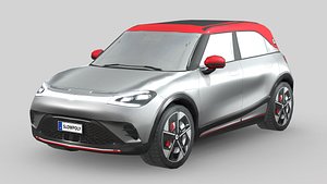 Smart 1 Brabus 3D model