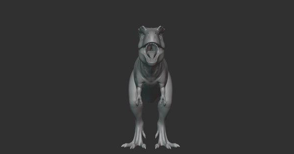Albertosaurus Basemesh Low Poly Modelo 3D - TurboSquid 1992842