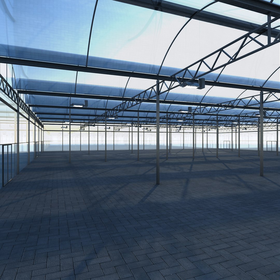 Glasshouse Warehouse 3ds