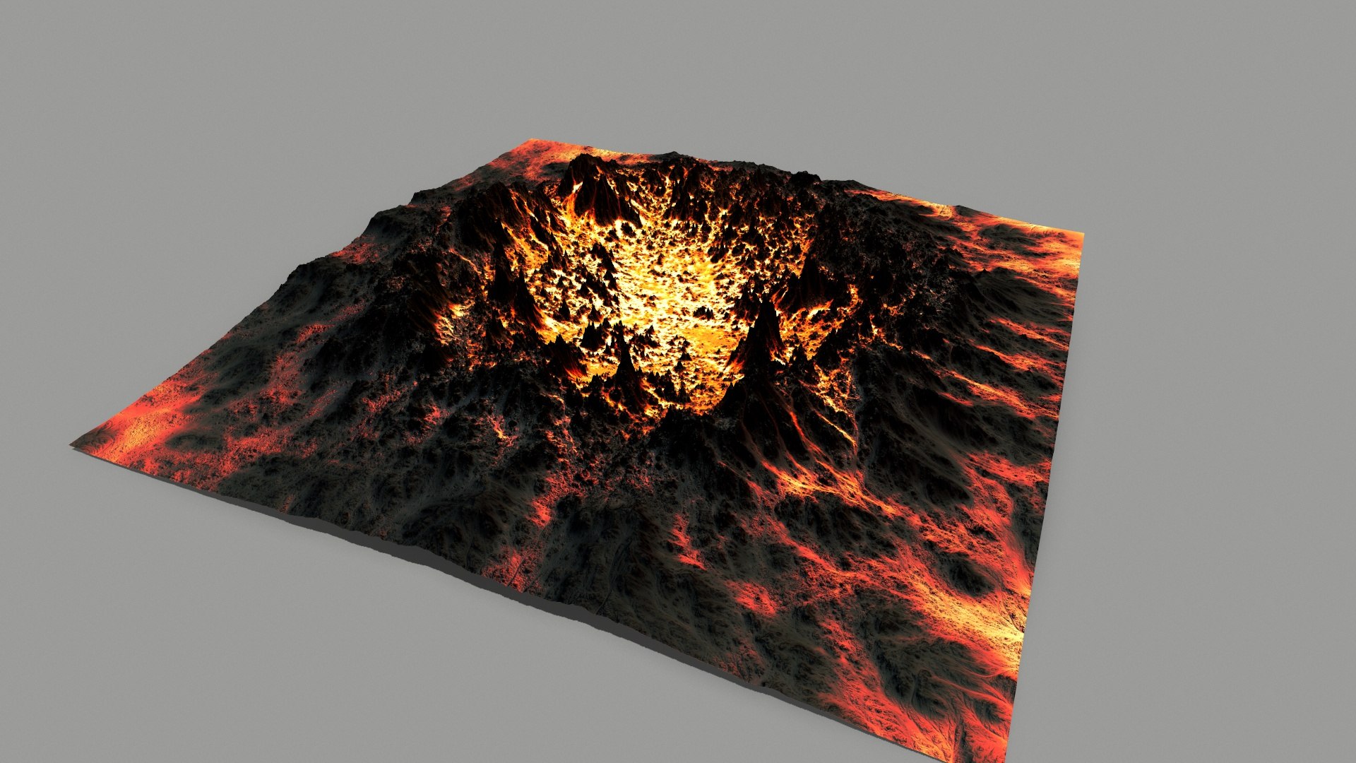 Volcano 3D Model - TurboSquid 1638205