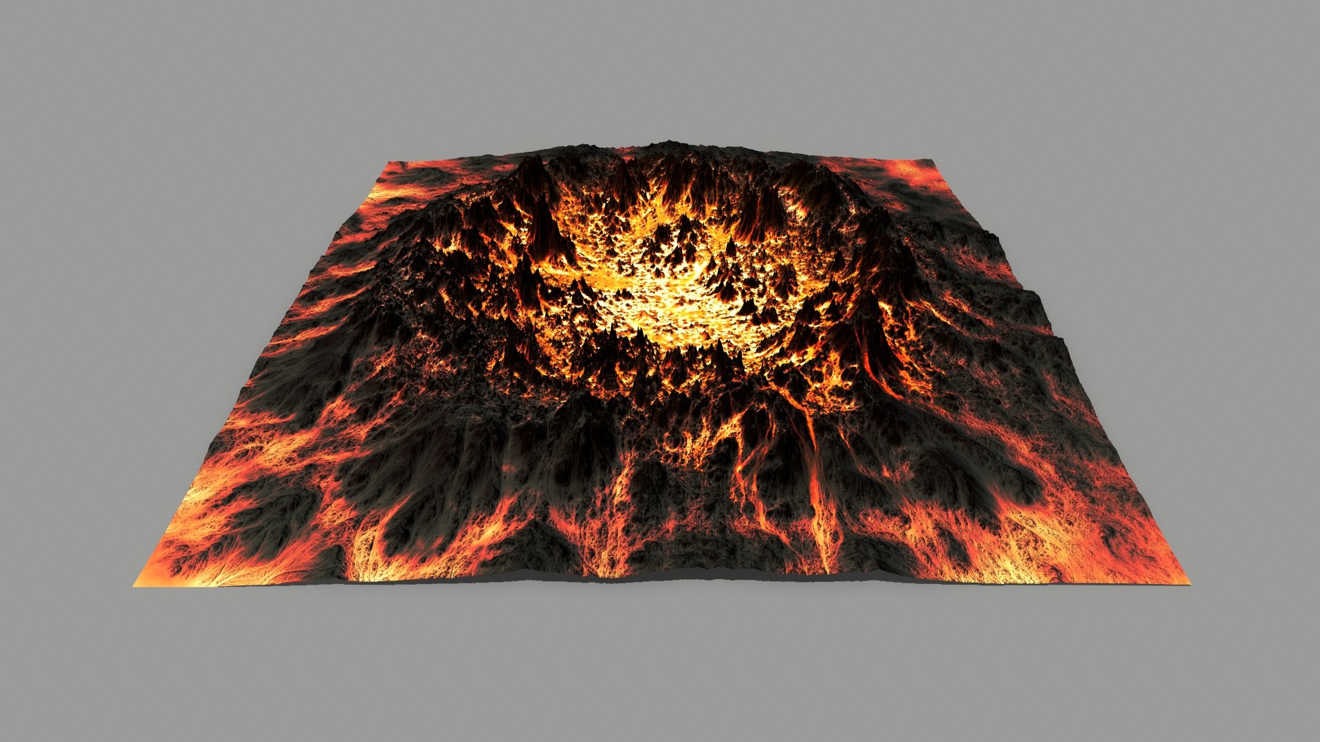 Volcano 3D Model - TurboSquid 1638205