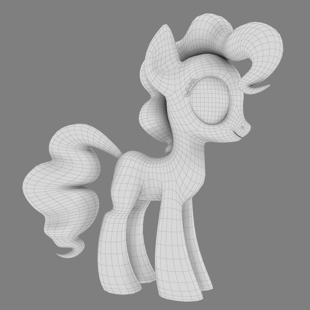 3d Little Pony Pinkie Pie Model