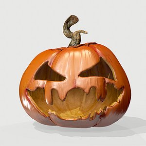 3D model halloween pumpkin