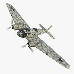 3D model heinkel 111 j transport