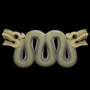 Aztec Aspid Lowpoly