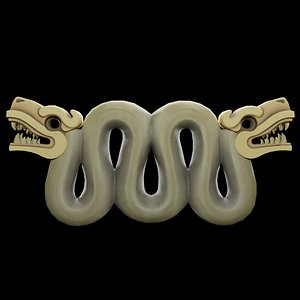 Aztec Aspid Lowpoly