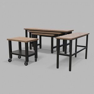 1 Workbench  Workstation Table Pack 3 in 1 PBR