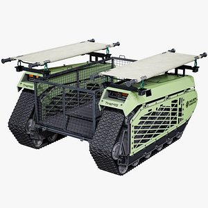THeMIS Cargo CASEVAC Military Robot PBR