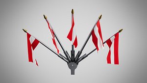3D Wall Mount Flags  5 Of Austria