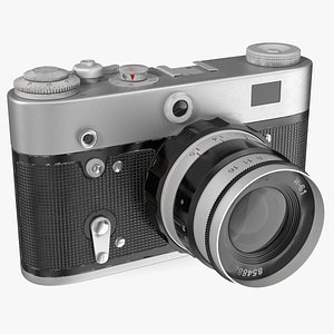 3D Vintage 35mm Film Camera