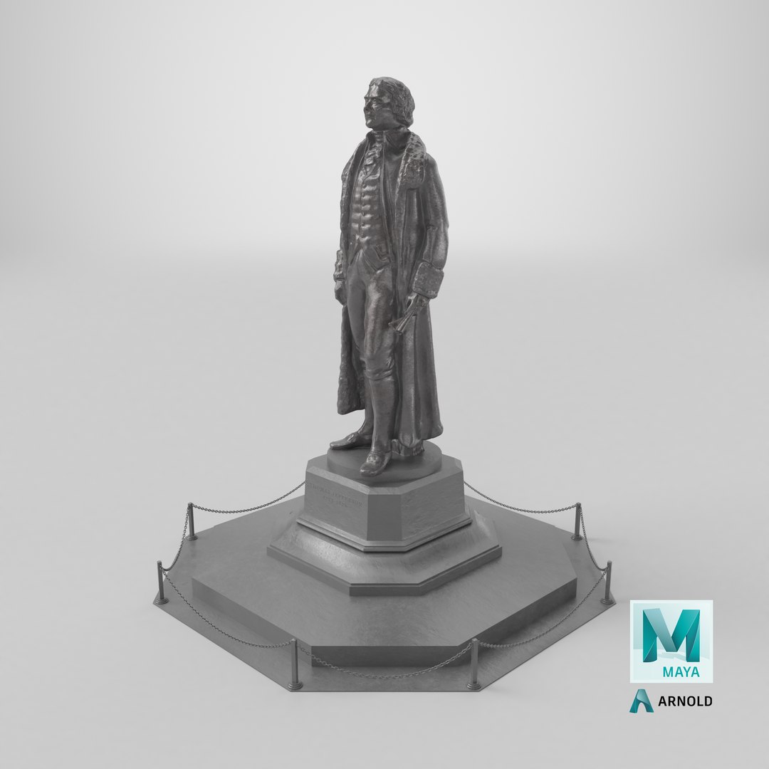 3D Thomas Jefferson Statue https://p.turbosquid.com/ts-thumb/B5/buTn1a/4N/stemcell_maya_arnold_render/png/1731662210/1920x1080/fit_q87/70c3b5e56c82abb45f004059b2196981f7cfde46/stemcell_maya_arnold_render.jpg