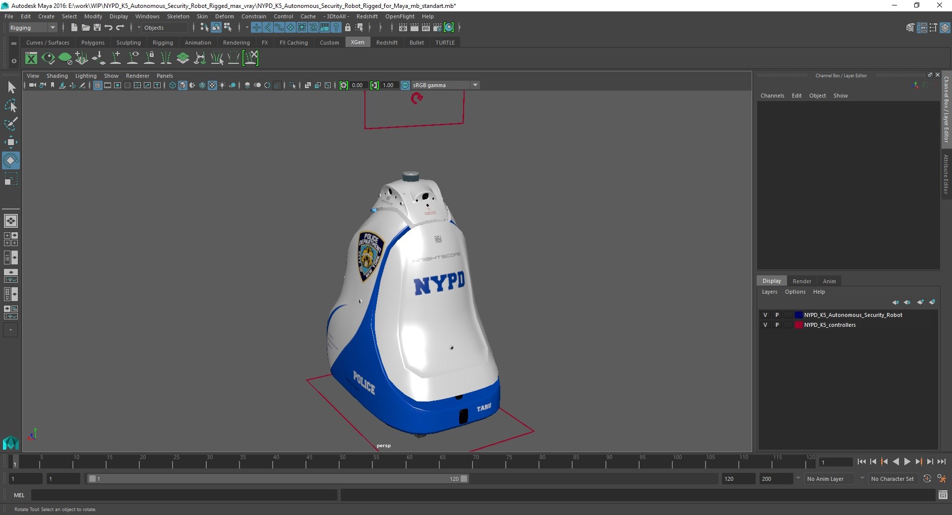 NYPD K5 Autonomous Security Robot Rigged for Maya 3D model https://p.turbosquid.com/ts-thumb/B5/cFeUVm/Dw/nypd_k5_autonomous_security_robot_rigged_for_maya_1003/jpg/1714454622/1920x1080/fit_q87/3415a70fbd44267ae18176290bd6e7a715084da3/nypd_k5_autonomous_security_robot_rigged_for_maya_1003.jpg