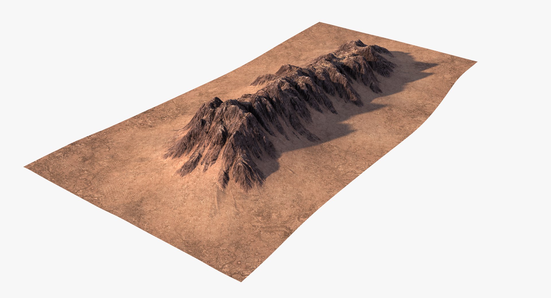 3D Mountain Ridge 2 Model - TurboSquid 1252914