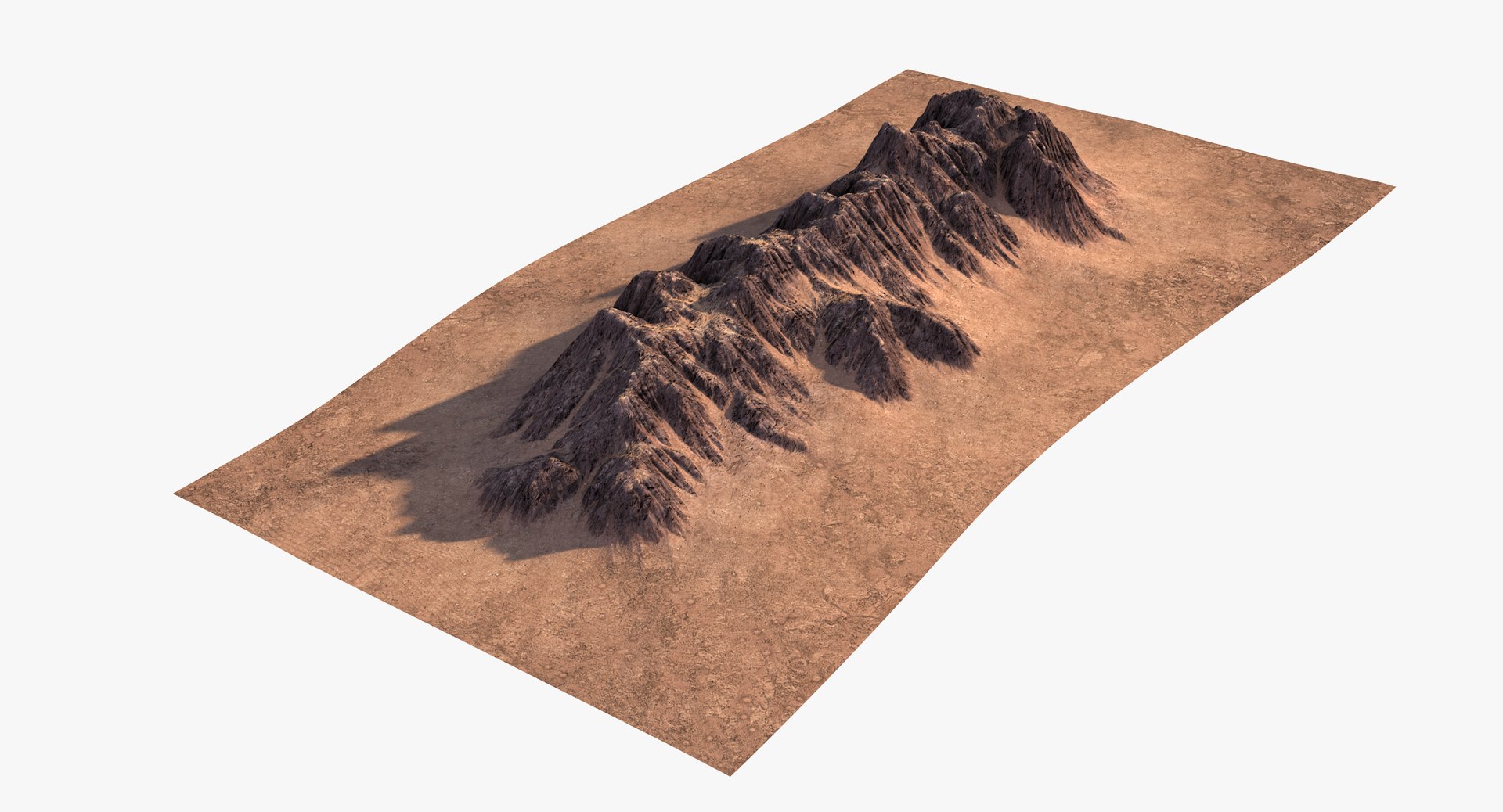 3D Mountain Ridge 2 Model - TurboSquid 1252914