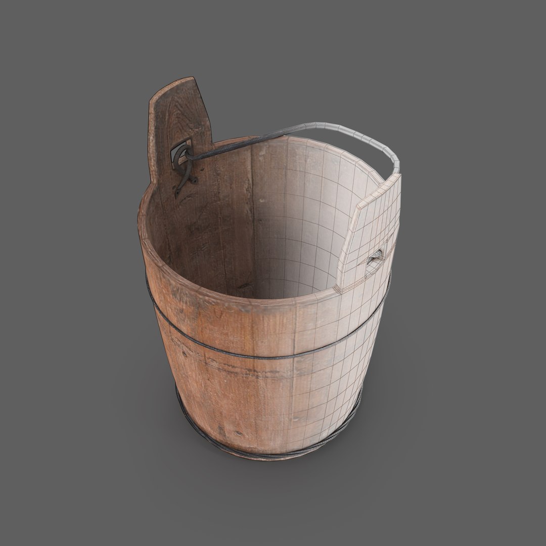 3D model antique bucket https://p.turbosquid.com/ts-thumb/B5/kaEMcy/JtSFdF2i/wooden_bucket07wa/jpg/1501046330/1920x1080/fit_q87/1470f7175185425521a8c39e813dc68c14dd3cfa/wooden_bucket07wa.jpg