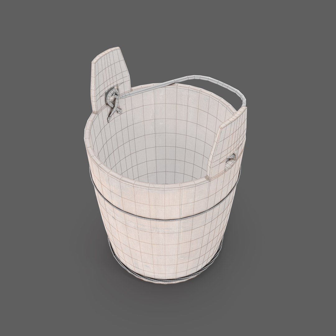 3D model antique bucket https://p.turbosquid.com/ts-thumb/B5/kaEMcy/MEspWBAa/wooden_bucket07w/jpg/1501046330/1920x1080/fit_q87/4cdb648cb53913e4ed84ab081b17c8b231ab5f3d/wooden_bucket07w.jpg