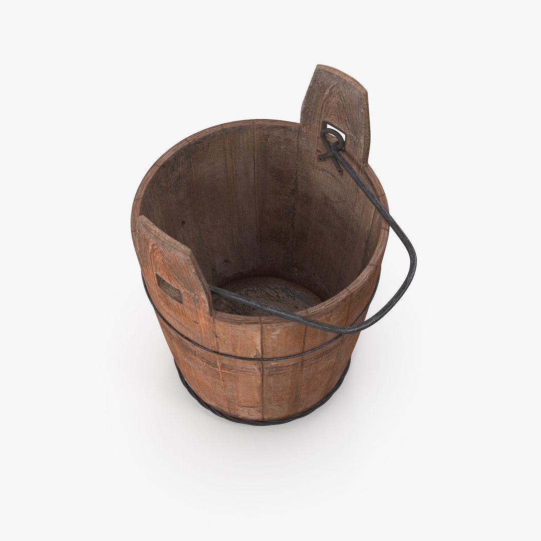 3D model antique bucket https://p.turbosquid.com/ts-thumb/B5/kaEMcy/OUDpyJEt/wooden_bucket05/jpg/1501321160/1920x1080/fit_q87/79d2e93c48a05a2c4a80d2bbd79c75343cf8af8c/wooden_bucket05.jpg