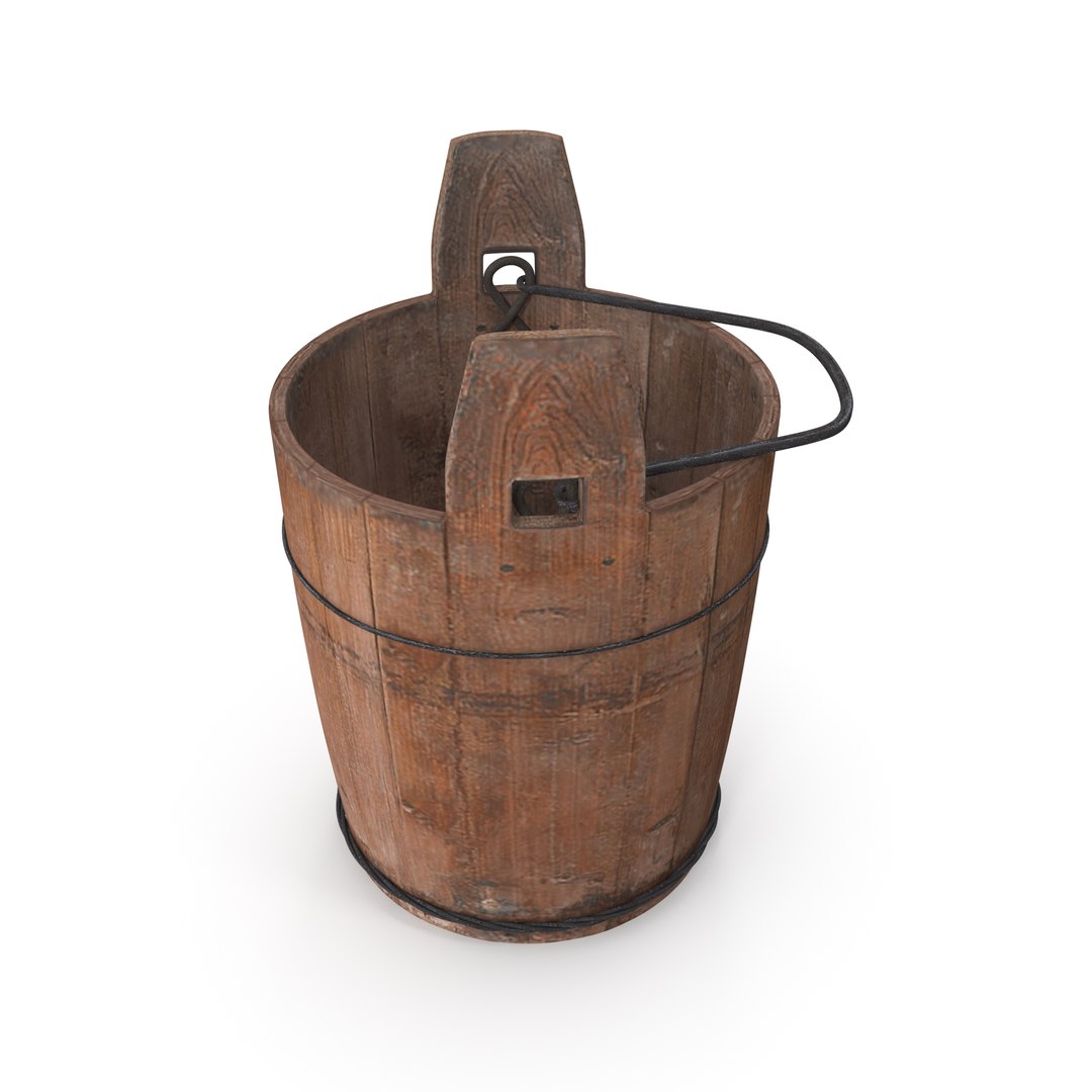 3D model antique bucket https://p.turbosquid.com/ts-thumb/B5/kaEMcy/WL7DowNL/wooden_bucket10/jpg/1501046331/1920x1080/fit_q87/f456acc987f8674d8e0d7c756c561304a5550295/wooden_bucket10.jpg