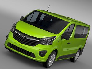 opel vivaro ecoflex 2015 3d obj