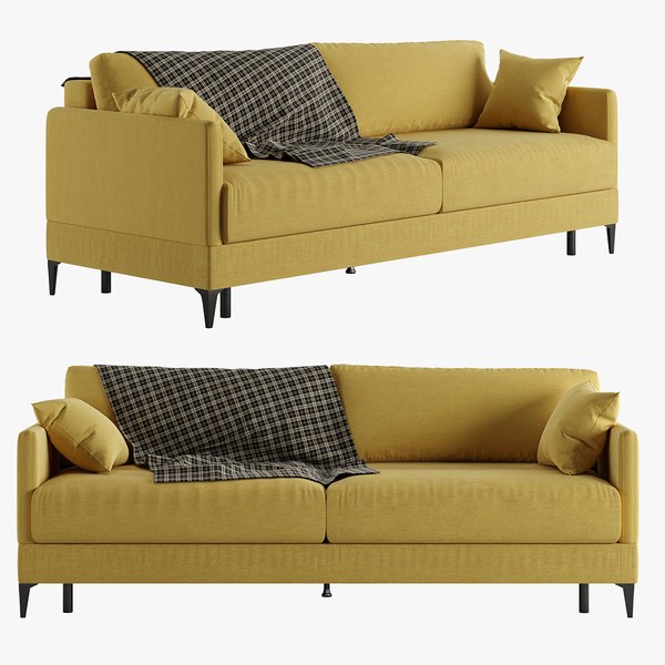 modelo 3d Sofa bed Scandica Amber TurboSquid 1949001