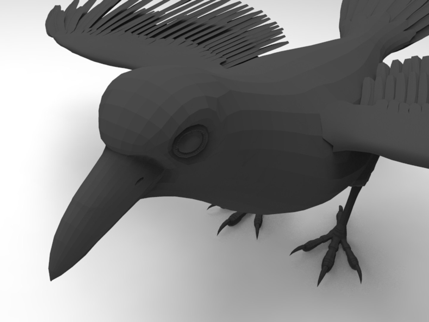 crow rigging obj