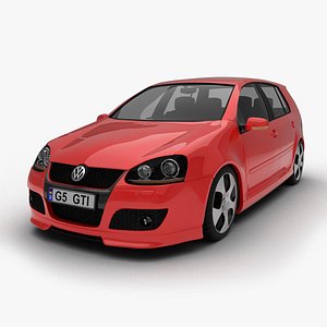 3d volkswagen golf 5