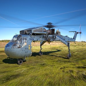Sikorsky CH-54 Tarhe Helicopter