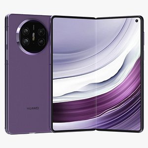 3D model Huawei Mate X5 Phantom Purple