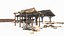 Antiguo taller de fabricación de barcos de madera