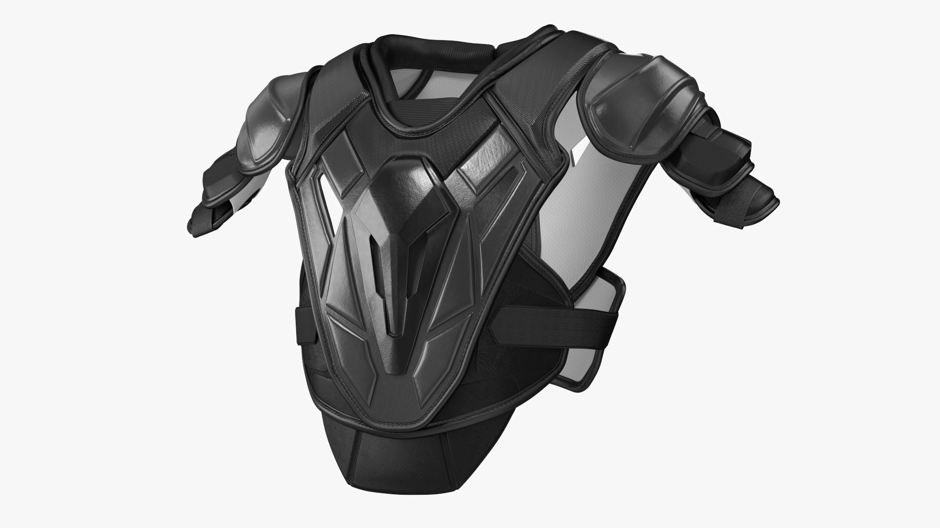 Hockey Shoulder Pads Senior 3D model preview