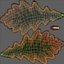 Oak Leaves Collection V1 3D model