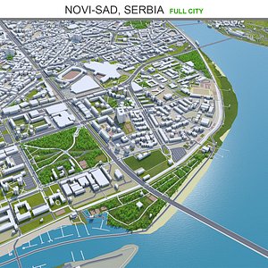 city area building 3D model