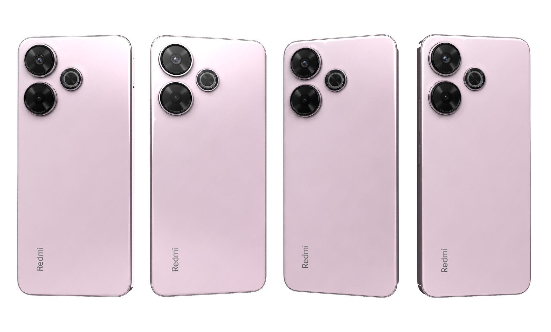 3D Xiaomi Redmi 13 4G Pink Model - TurboSquid 2242112