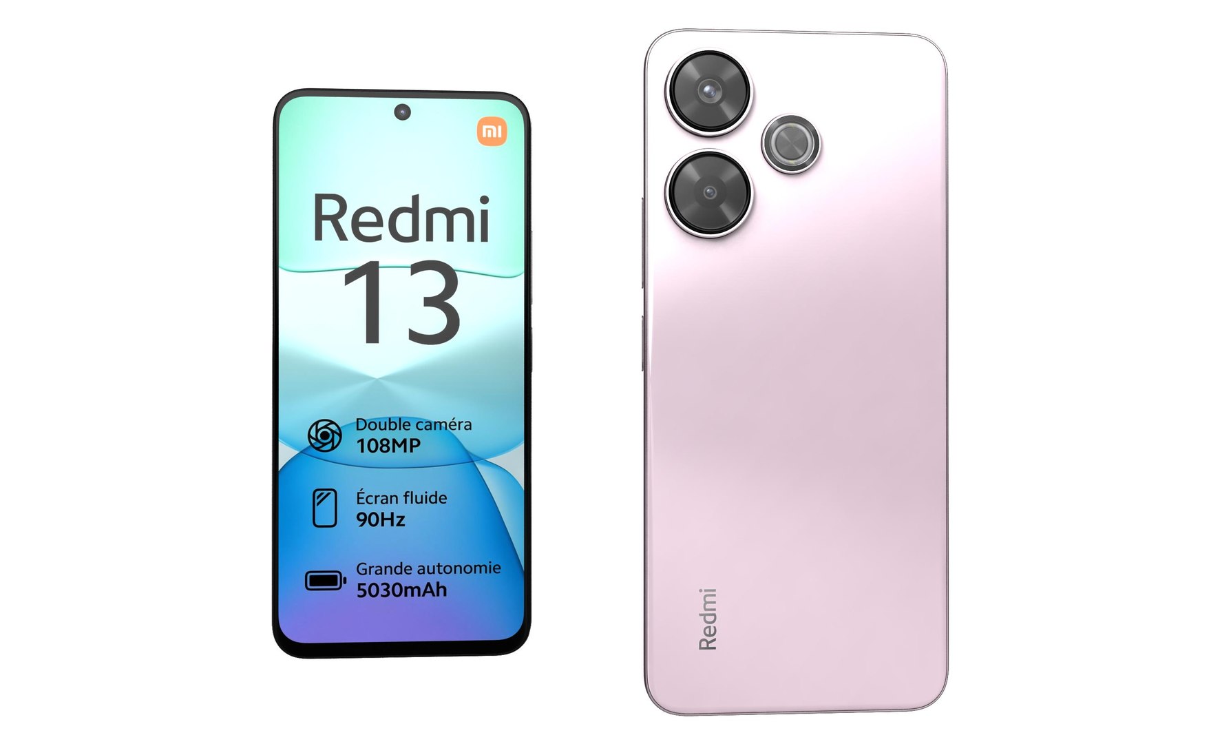 3D Xiaomi Redmi 13 4G Pink Model - TurboSquid 2242112
