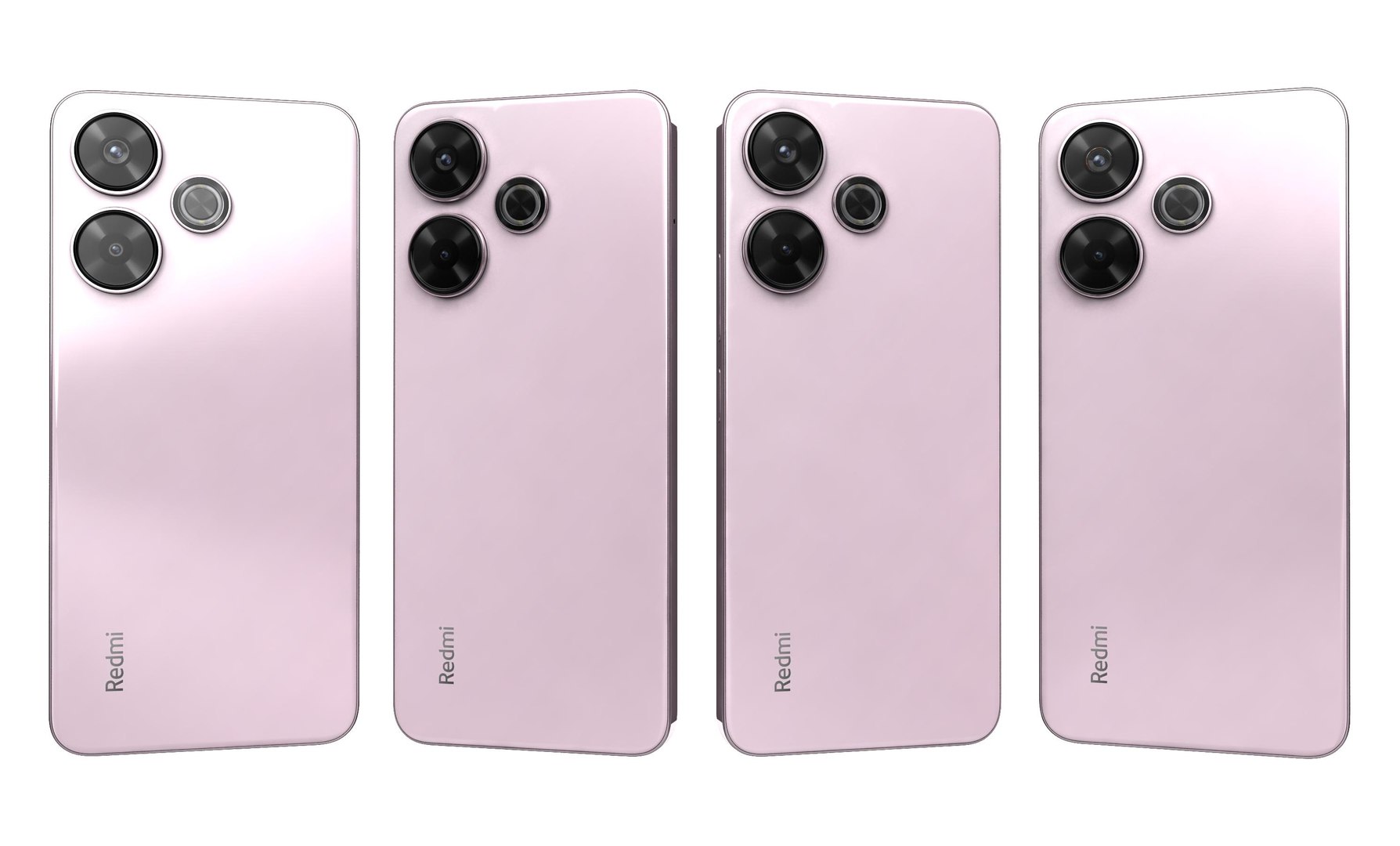 3D Xiaomi Redmi 13 4G Pink Model - TurboSquid 2242112