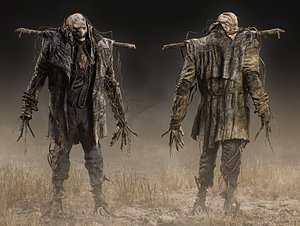 Scarecrow Cursed Creature 3D model